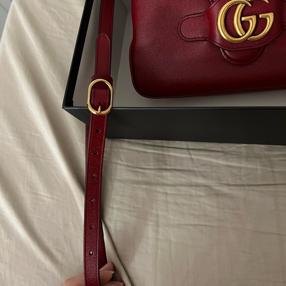 NWT red Gucci Marmont Crossbody leather messenger bag - Picture 6 of 16